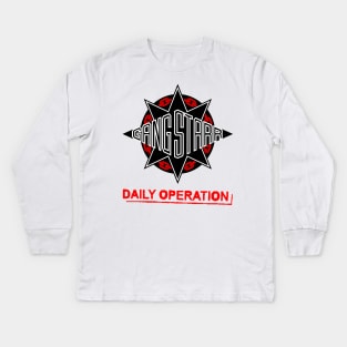 Daily Operation Kids Long Sleeve T-Shirt